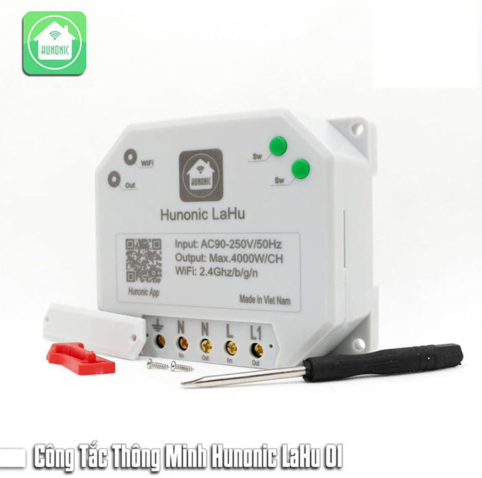 Công Tắc Hunonic LaHu 1 Kênh Công Suất Lớn 4000W