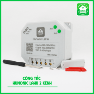 Công Tắc Hunonic LaHu 2 kênh ( 500W/ Kênh)