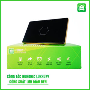 Hunonic Luxury Công Suất Lớn Cho Máy Bơm, Bình Nóng Lạnh Màu Đen