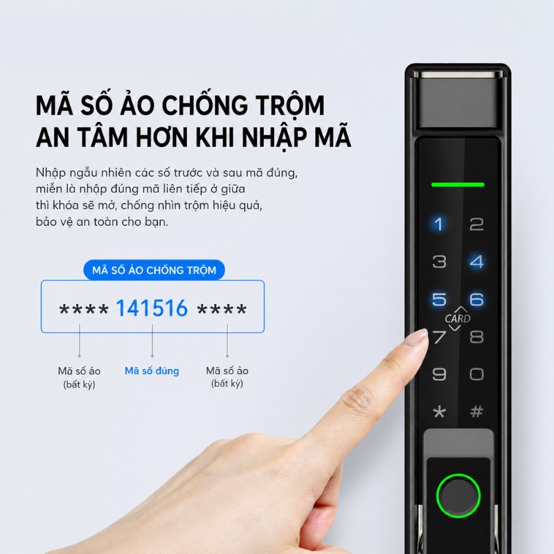 Khoá thông minh cửa gỗ TDL 21 20 18